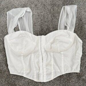 SHEIN White Crop Top